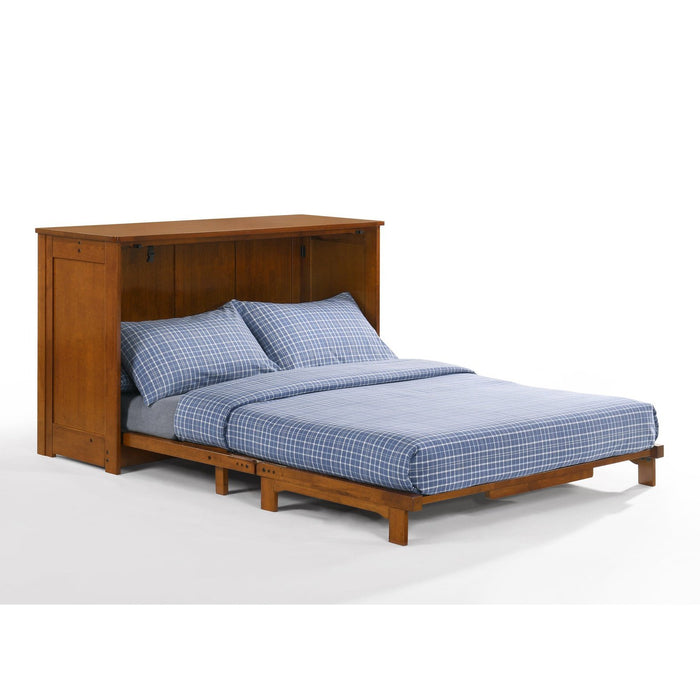 Night and Day Furniture Orion Twin/Full Murphy Cabinet Bed Complete