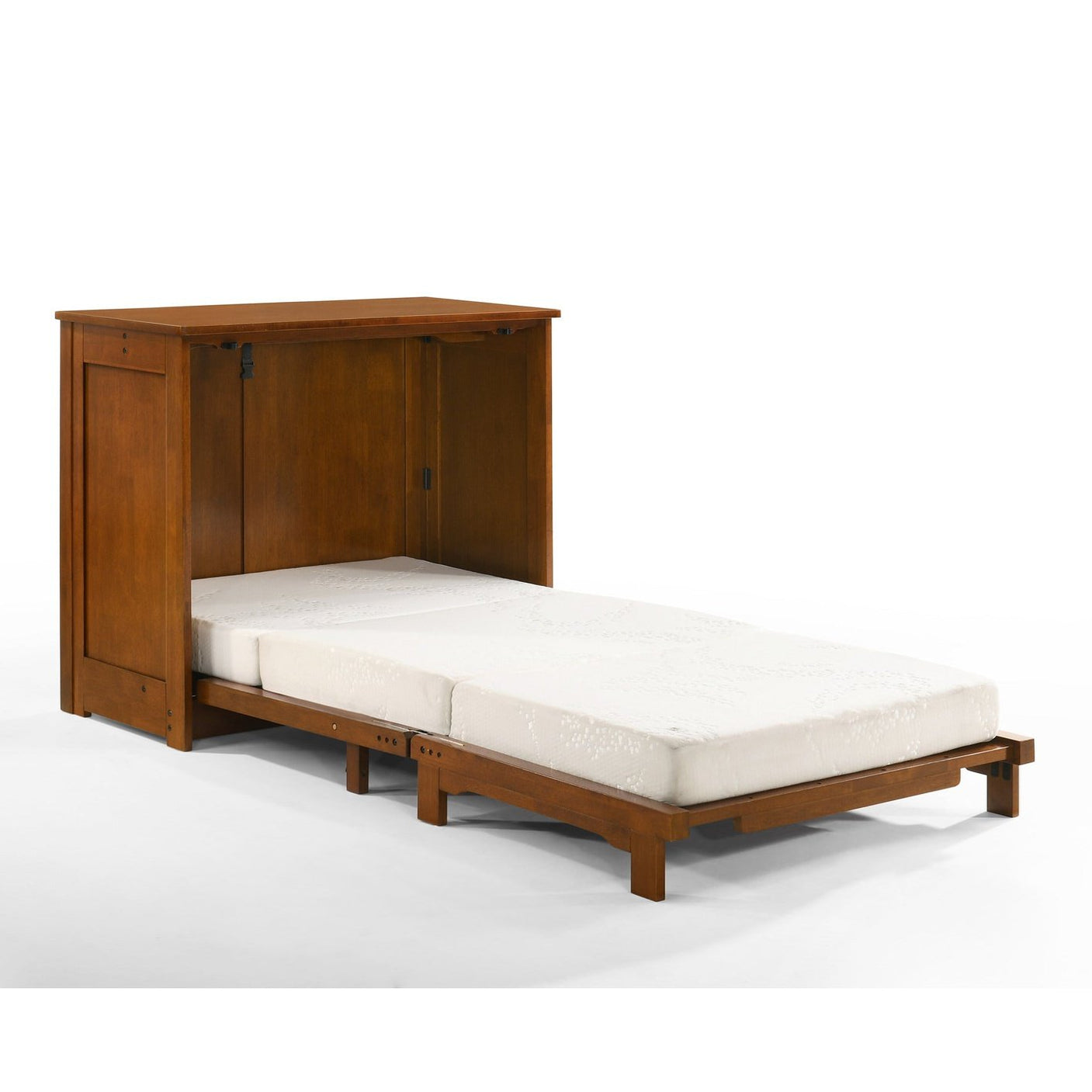 Night and Day Furniture Orion Twin/Full Murphy Cabinet Bed Complete ...