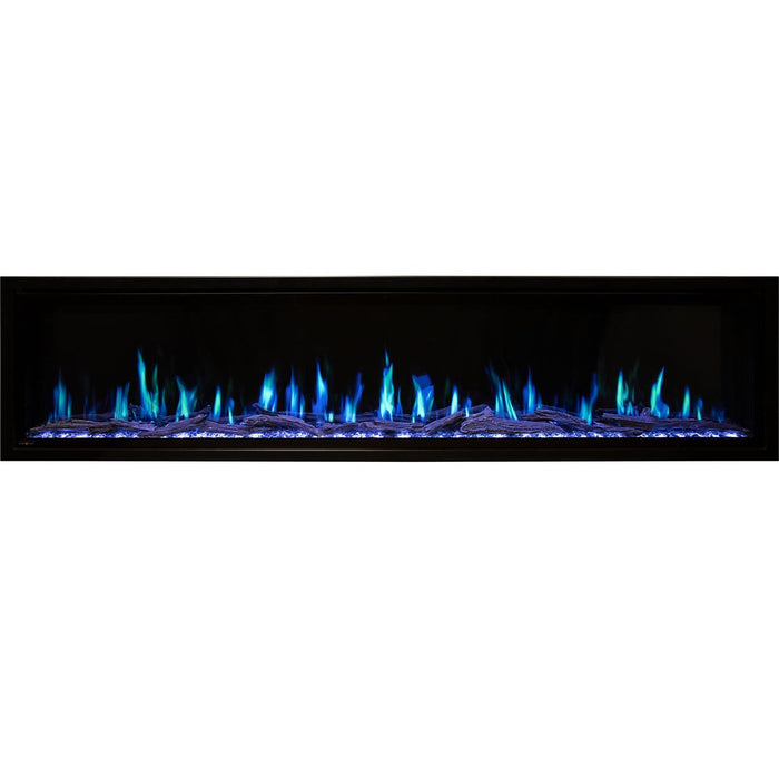 Modern Flames Orion Slim 60" Heliovision Virtual Recessed / Wall Mount Electric Fireplace