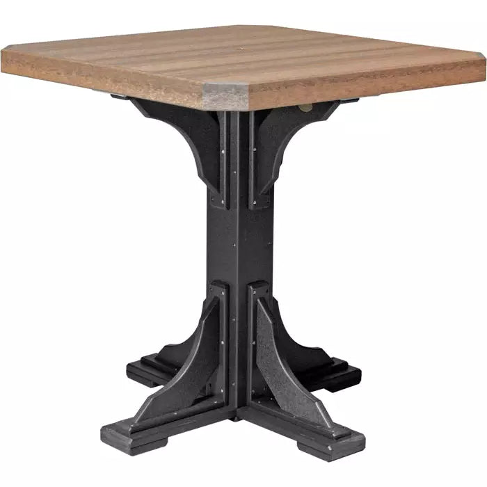 LuxCraft 41" Bar Height Square Table