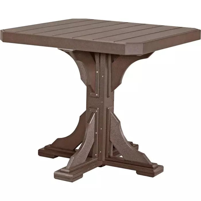 LuxCraft 41" Counter Height Square Table