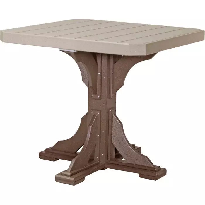 LuxCraft 41" Counter Height Square Table