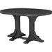 LuxCraft 4’x 6’ Bar Height Oval Table