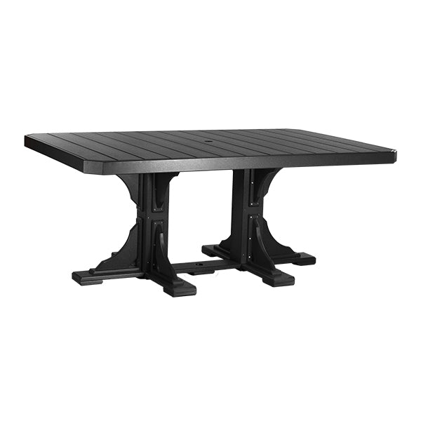 LuxCraft 4' x 6' Dining Height Rectangular Table
