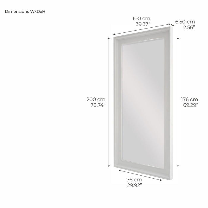 NovaSolo Halifax Grand Mirror White P75