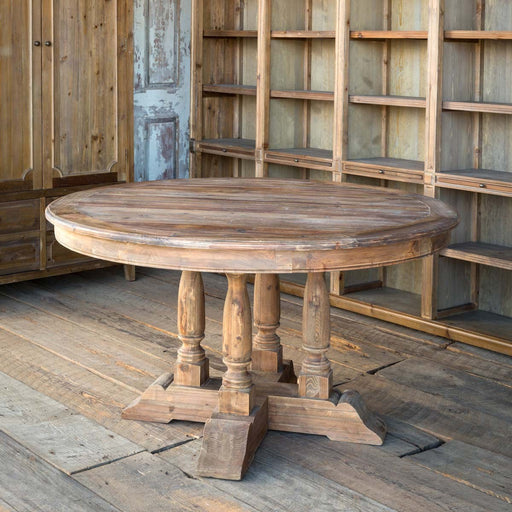Park Hill Collection Old Pine Balustrade Table EFT81581