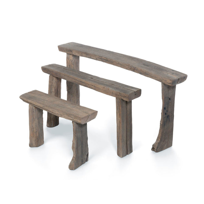 Park Hill Collection Lodge Reclaimed Wood Nesting Tables, Set of 3 EFT16002