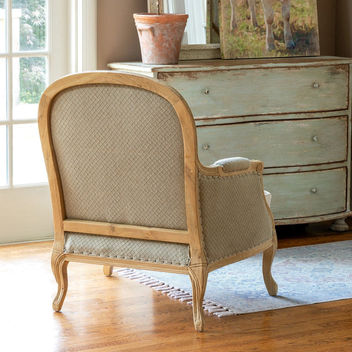 Park Hill Collection Country French Upholstered Salon Chair EFS81653