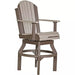 LuxCraft Bar Height Adirondack Swivel Chair in pink