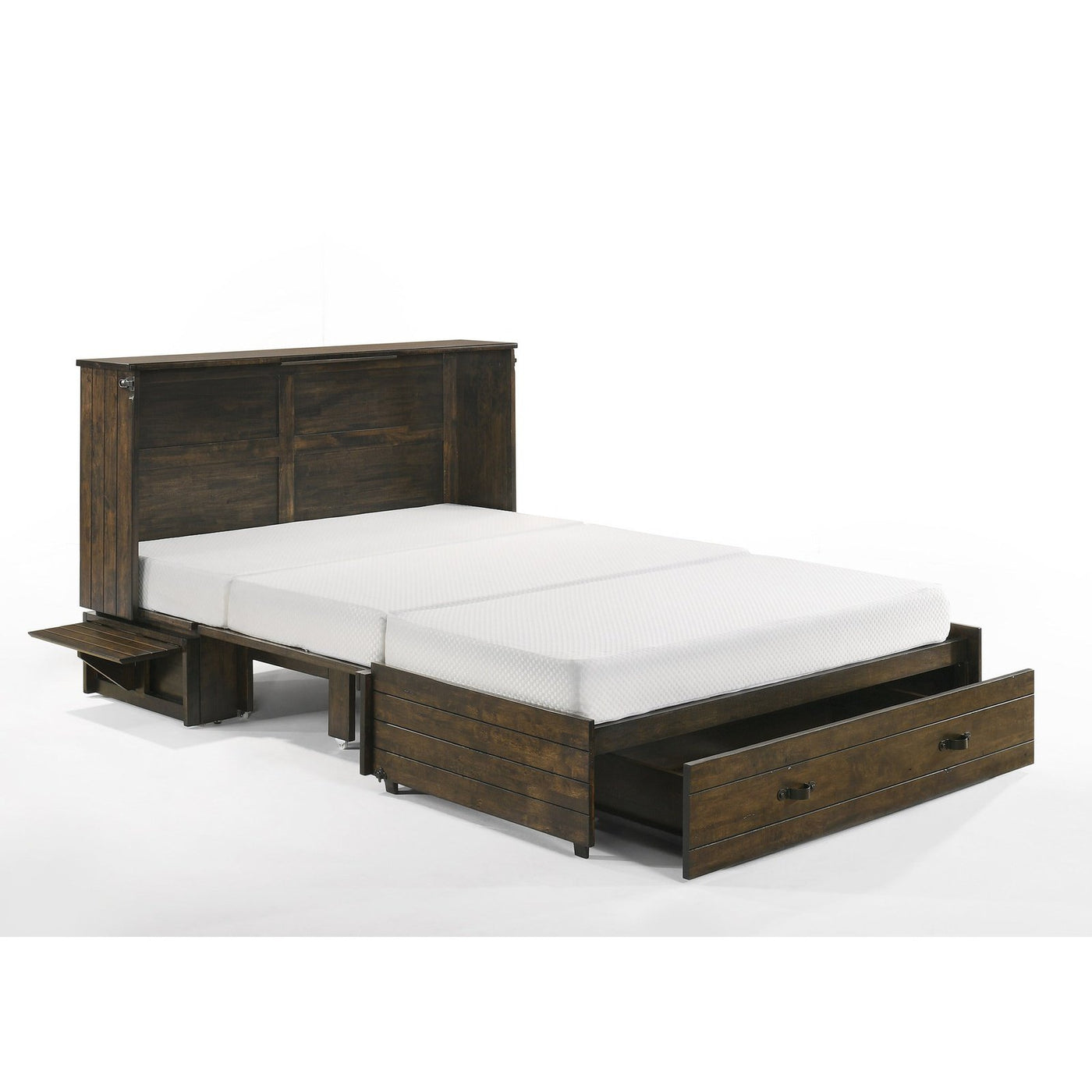 Night and Day Furniture Ranchero Queen Murphy Cabinet Bed Complete ...