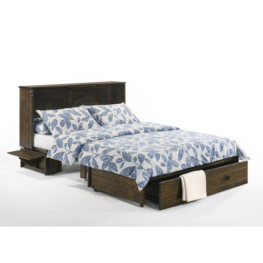 Night and Day Furniture Ranchero Queen Murphy Cabinet Bed Complete