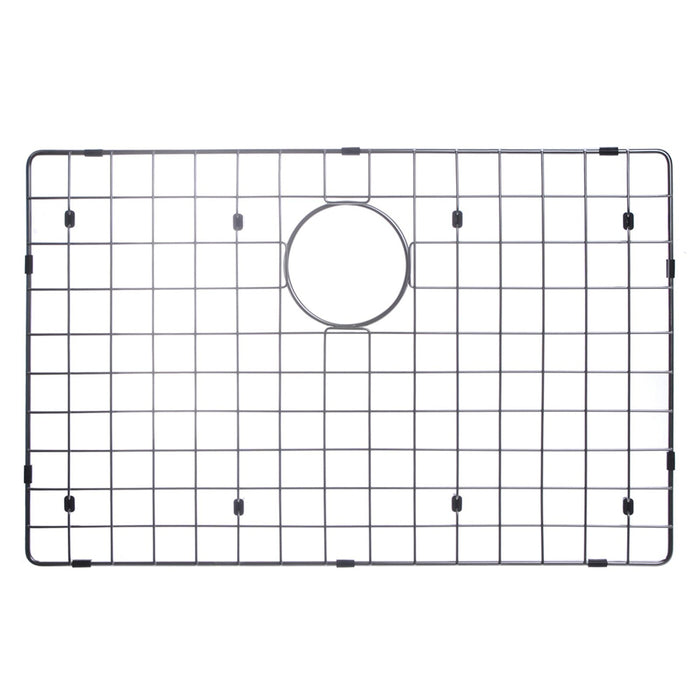 Water Creation 33 Inch X 22 Inch Small Radius Single Bowl Stainless Steel Hand Made Drop In Kitchen Sink With Drain, Strainer, And Bottom Grid SSSG-TS-3322B-16