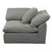 Sunset Trading Cloud Puff 5 Piece 176" Wide Slipcovered Modular Sectional Sofa | Stain Resistant Performance Fabric | Gray SU-1458-94-3C-2A