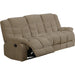 Sunset Trading Heaven on Earth Reclining Sofa | Manual Recliner | Tan Fabric Couch SU-HE330-305
