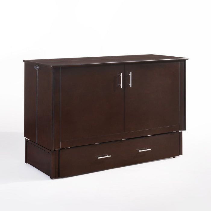 Night and Day Furniture Sagebrush Queen Murphy Cabinet Bed Complete