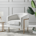 New Pacific Direct Harrod Fabric Accent Arm Chair Antique Gold Legs 1250018-563