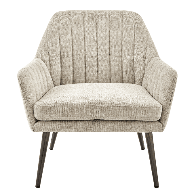 New Pacific Direct Jolene Fabric Accent Arm Chair detail view