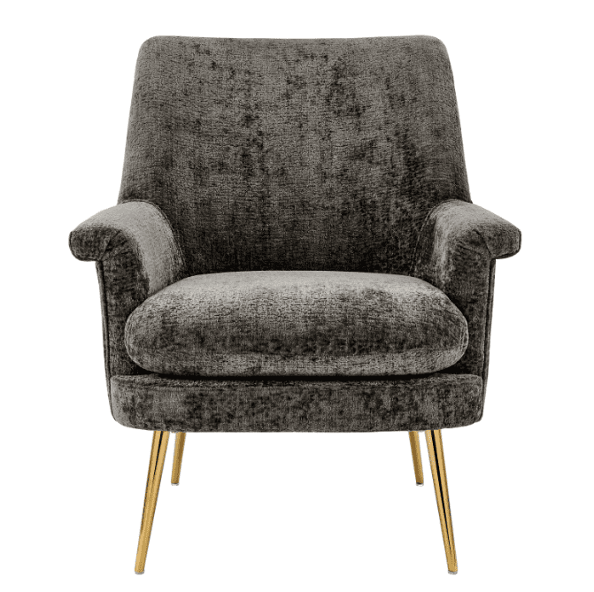 New Pacific Direct Kaylee Fabric Accent Arm Chair detail view