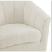 New Pacific Direct Natasha Faux Shearling Fabric w/ Gold Metal Swivel Accent Arm Chair 1900192-560