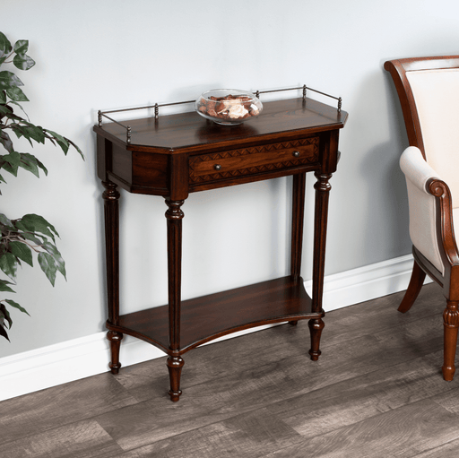 Butler Specialty Company Charleston One Drawer Console Table, Dark Brown 883024