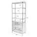 Butler Specialty Company Hans 35.25"" W x 84.25""H Etagere Bookcase with open storage, Light Brown 5554419