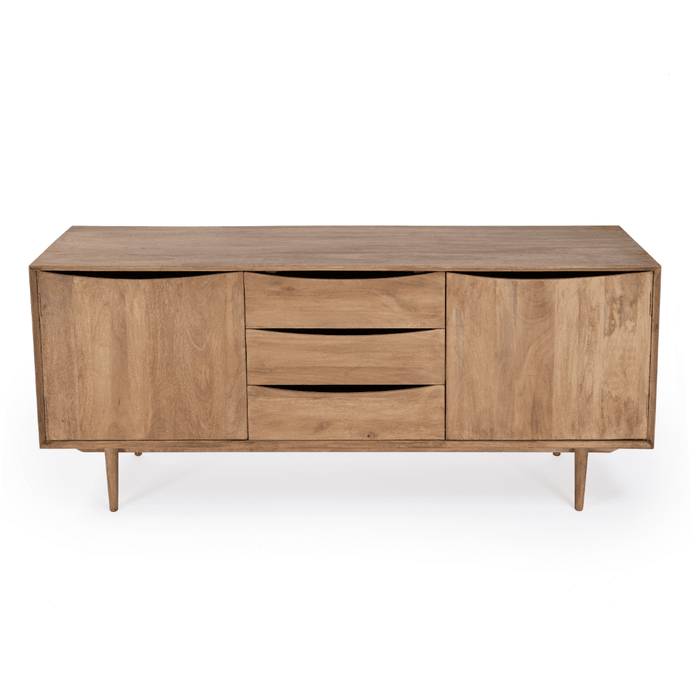 Butler Specialty Company Leonidin Natural Wood 67"" Sideboard, Light Brown 5598312