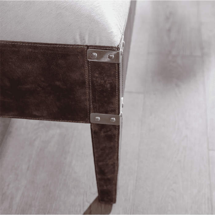 Cyan Design Casselton Bench | Grey 08875 detail view