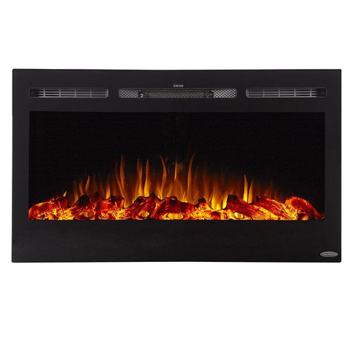 Touchstone Sideline 36 80014 Refurbished 36 Inch Recessed Electric Fireplace