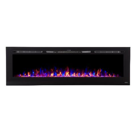 Touchstone Sideline 72 80015 72 Inch Recessed Electric Fireplace