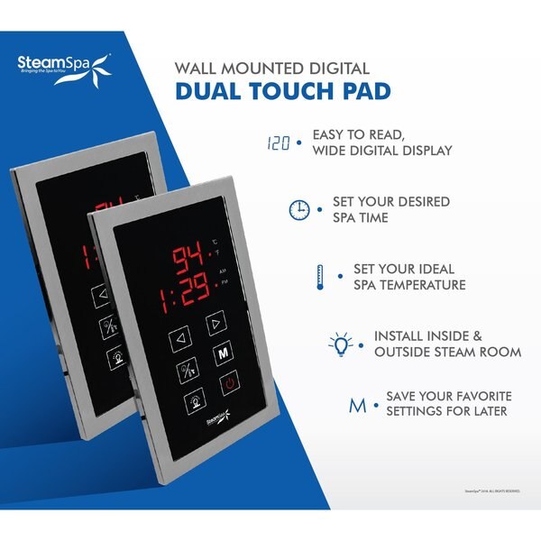 Royal Touch Panel Control Kit in Brushed Nickel RYTPKBN