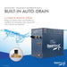 SteamSpa 10.5 KW QuickStart Acu-Steam Bath Generator with Built-in Auto Drain D-1050-A