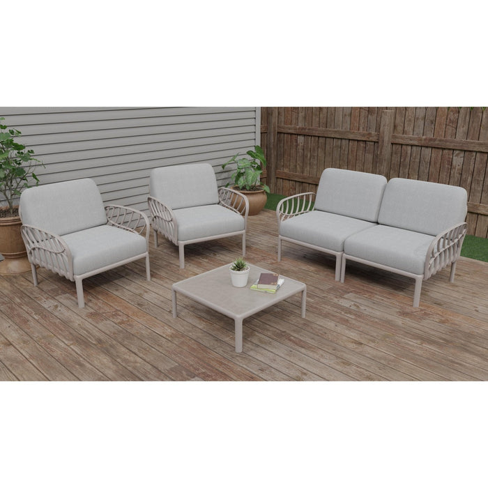 Strata Furniture Dahlia Patio Loveseat and Chair Group ODALCCTGG