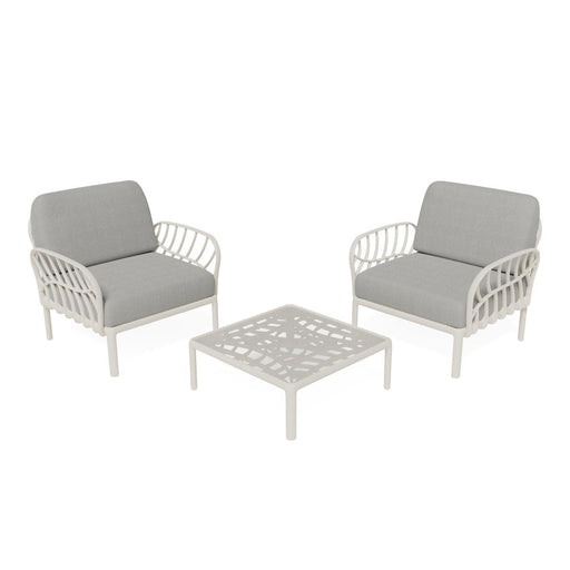 Strata Furniture Dahlia Patio Set Chairs and Table ODACCTWG