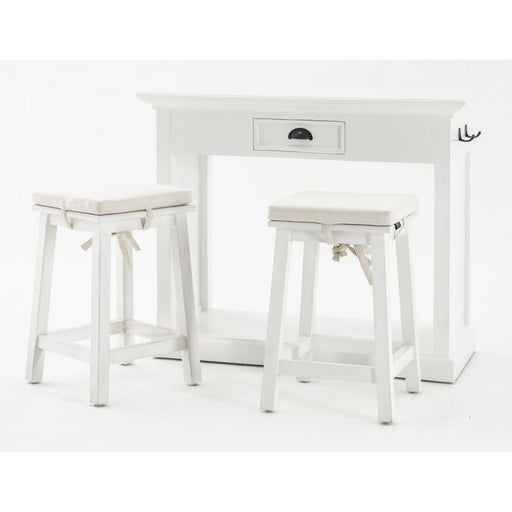 NovaSolo Halifax Kitchen Table Set White T767