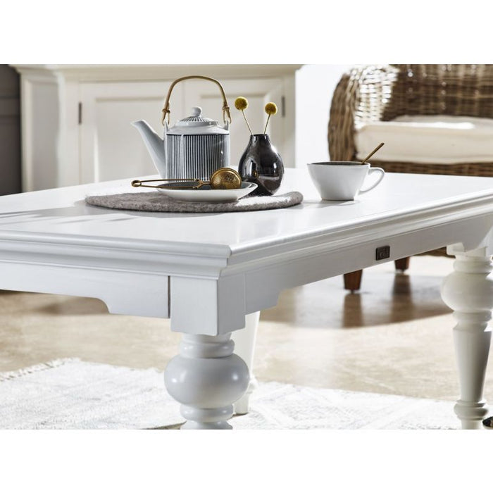 NovaSolo Provence Rectangular Coffee Table White T775
