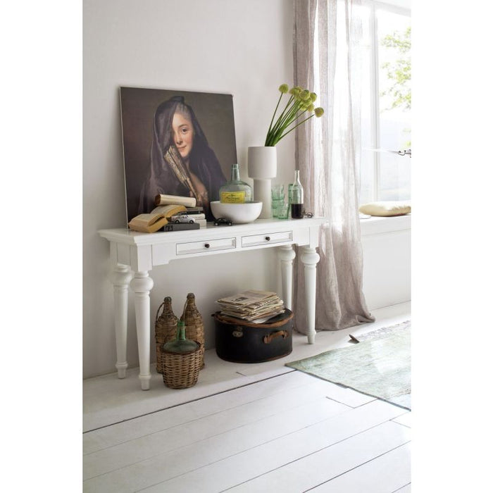 NovaSolo Provence Console Table White T776