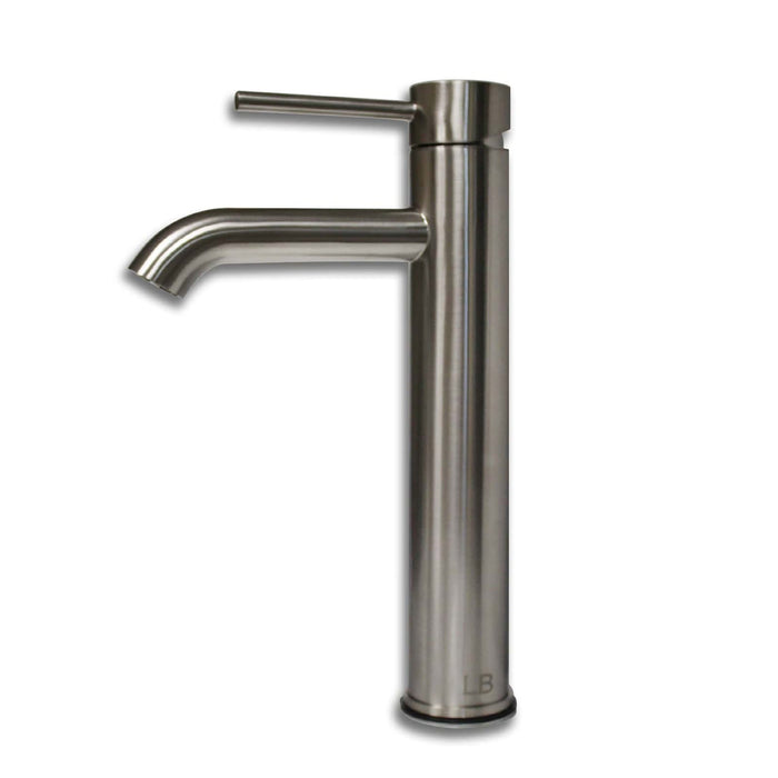 Cambridge Plumbing Single Stem Tall 12 Inch Brushed Nickel Vanity Faucet TFBN