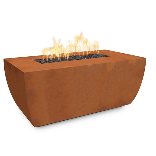 The Outdoor Plus Avalon 24" Tall Linear Fire Pit | Corten Steel