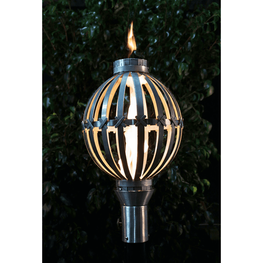 The Outdoor Plus Globe Fire Torch / Stainless Steel