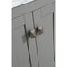 Eviva London 30" Transitional Grey bathroom vanity with white Carrara marble countertop