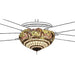 Meyda 15"W Handel Grapevine Ceiling Fan Light Fixture