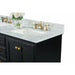 Ancerre Audrey Double Bath Vanity Set with Italian Carrara White Marble Vanity top and White Undermount Basin