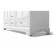 Ancerre Audrey Double Bath Vanity Set with Italian Carrara White Marble Vanity top and White Undermount Basin