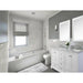 Ancerre Audrey Double Bath Vanity Set with Italian Carrara White Marble Vanity top and White Undermount Basin