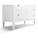 Ancerre Kayleigh 48 in. Single Bath Vanity Set with Italian Carrara White Marble Vanity top and White Undermount Basin