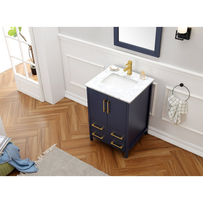 Legion Furniture 24" Solid Wood Sink Vanity With Mirror-No Faucet WA7924-B