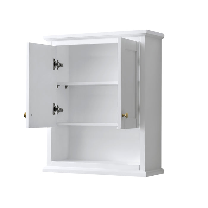 Wyndham Collection Avery Over-the-Toilet Bathroom Wall-Mounted Storage Cabinet