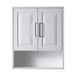 Wyndham Collection Daria Over-the-Toilet Bathroom Wall-Mounted Storage Cabinet