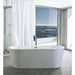 Legion Furniture 59" White Acrylic Tub - No Faucet WE6815-S