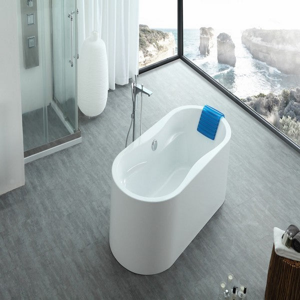 Legion Furniture 66" White Acrylic Tub - No Faucet WE6847-J